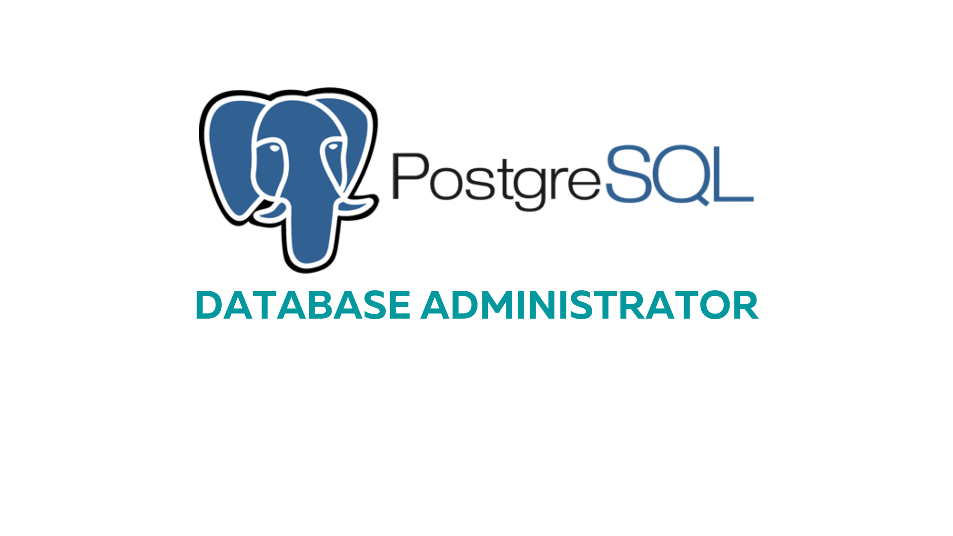 PostgreSQL Sys Admin